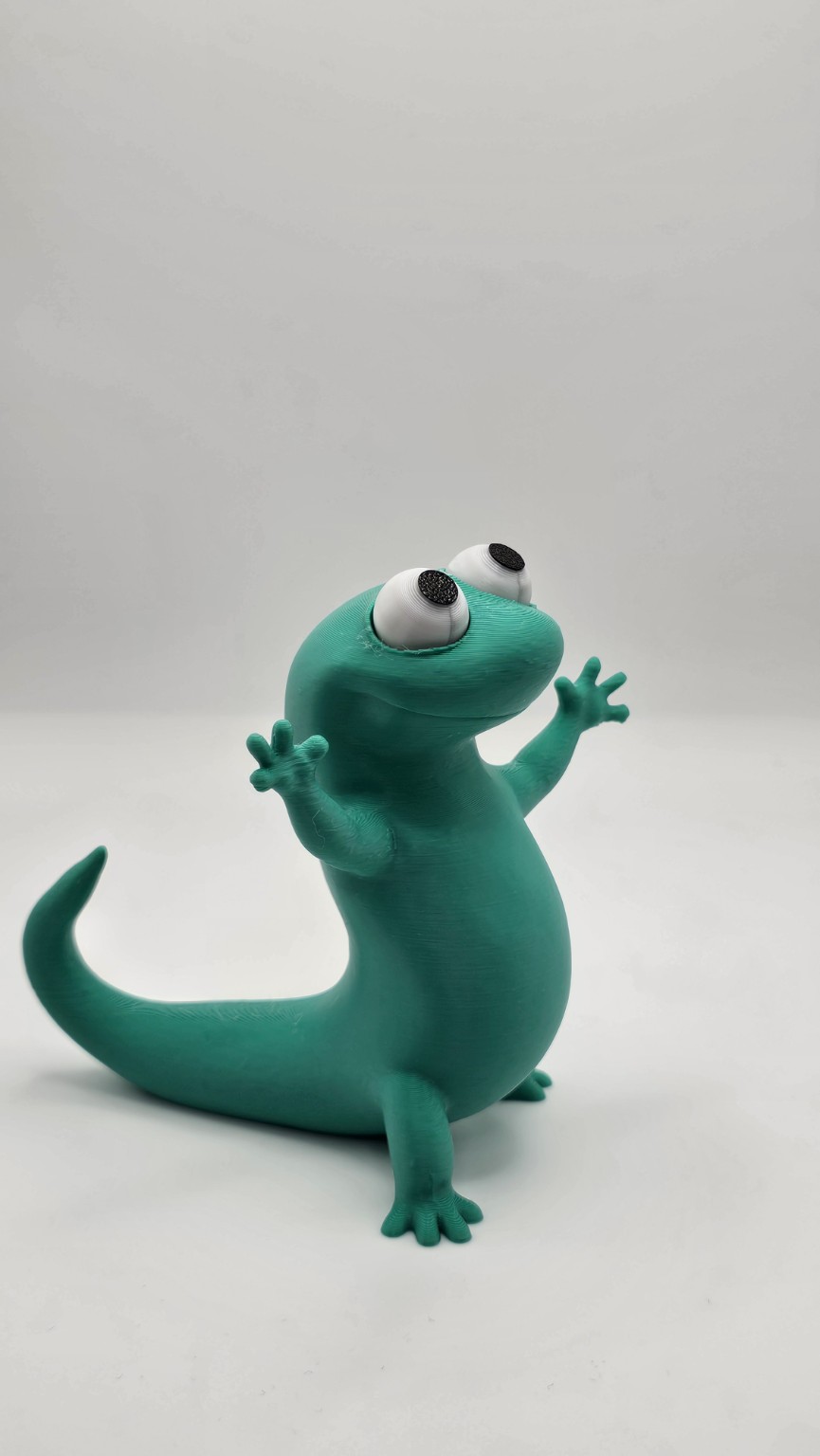 Googly-Eyed Lizard Figurine - view 1